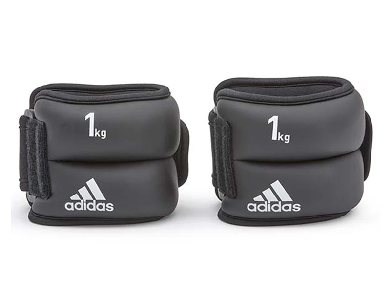 Adidas 1kg Pair Of Ankle/Wrist Weights - Black