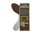 Grafters Mens Hardwearing Natural Cork Insoles (12 Pairs) (Brown) - DF935