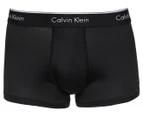 Calvin Klein Men's Microfibre Low Rise Trunk 3-Pack - Black