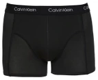 Calvin Klein Men's Cotton Stretch Trunk 3-Pack - Empower/Wolf Grey Heather/Black
