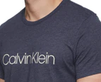 Calvin Klein Sleepwear Men's Chill Crew Neck Tee / T-Shirt / Tshirt - Mood Indigo Heather