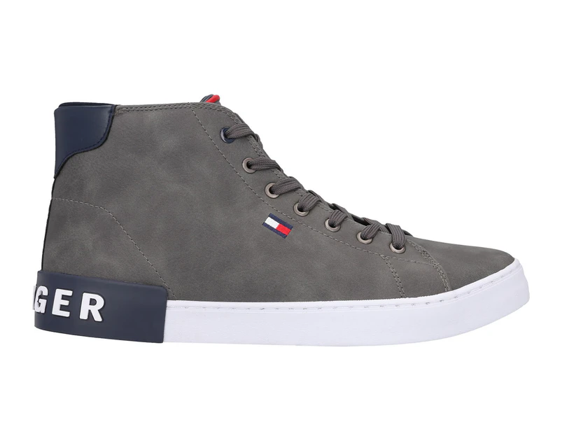 Tommy Hilfiger Men's Renley Hi-Top Sneakers Shoes - Grey
