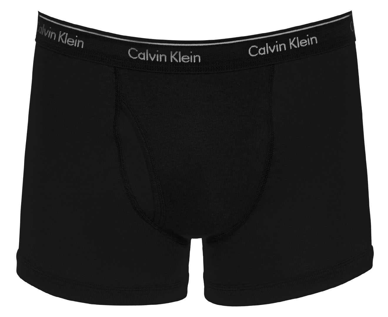 Calvin Klein Men's Cotton Classics Trunk 3-Pack - Black/Grey Heather ...