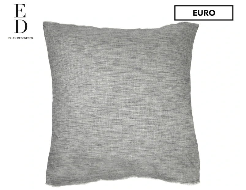 ED By Ellen DeGeneres 65x65cm Belmont European Pillowcase - Soot