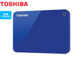 Toshiba 4TB Canvio Advance External Hard Drive - Blue