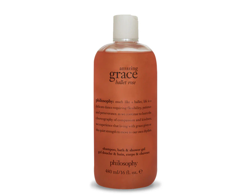 Philosophy Amazing Grace Ballet Rose Shampoo, Bath & Shower Gel 480mL
