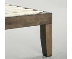 Zinus Moiz Wood Bed Base Frame - Walnut