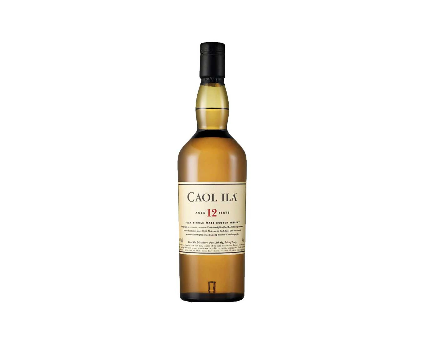 Caol Ila 12 Year Old Scotch Whisky 1000mL@ 43% abv