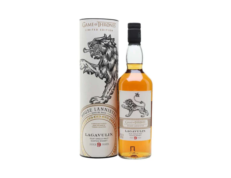 Game of Thrones House Lannister Lagavulin 9 Year Old 700ml @ 46% abv