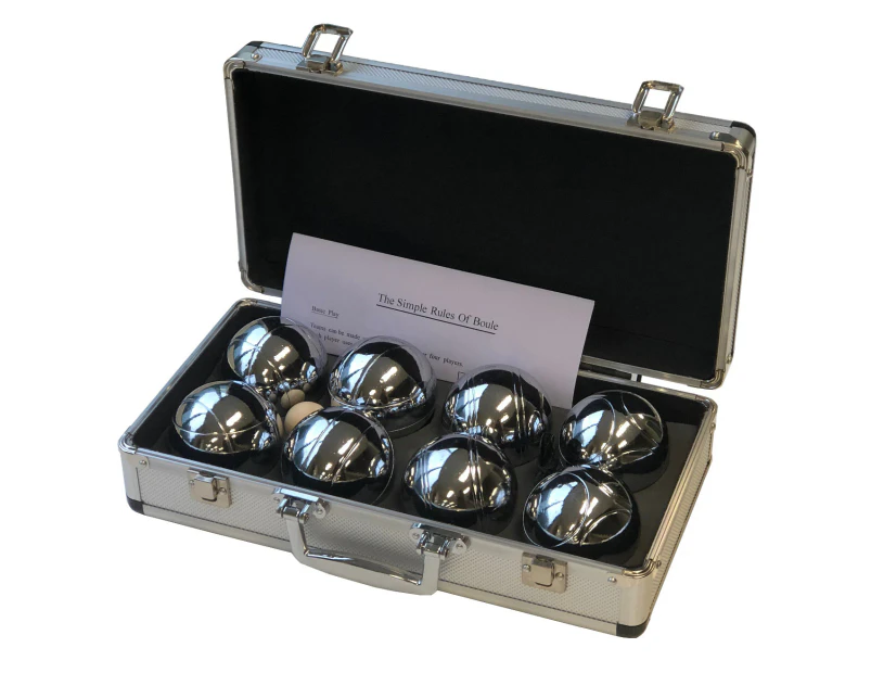 8 Boules in Aluminium Carry Case