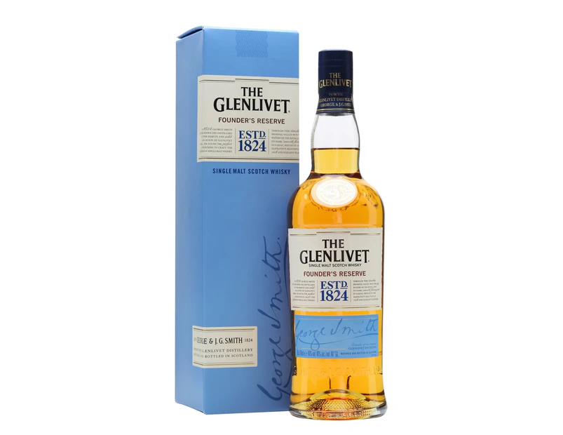 Glenlivet Founder's Reserve Single Malt Scotch Whisky 700ml @ 40 % abv
