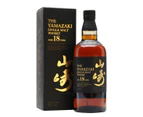 Yamazaki 18 Year Old Single Malt Japanese Whisky 700ml @ 43 % abv