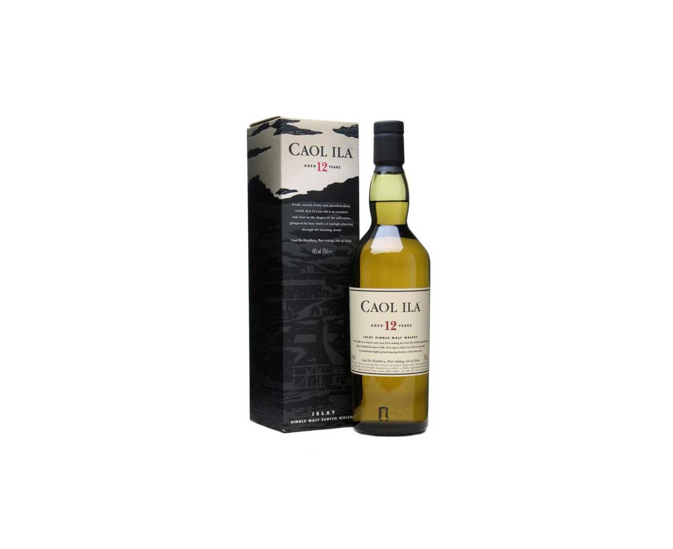 Caol Ila 12 Year Old Scotch Whisky 700mL @ 43% abv