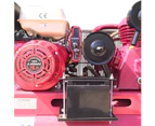 Petrol Air Compressor 39.3 Cfm 15Hp Electric Start 150L Belt Drive Triple Piston