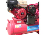 Petrol Air Compressor 39.3 Cfm 15Hp Electric Start 150L Belt Drive Triple Piston