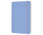 Moleskine Classic Pocket Plain Soft Cover Notebook - Hydrangea Blue