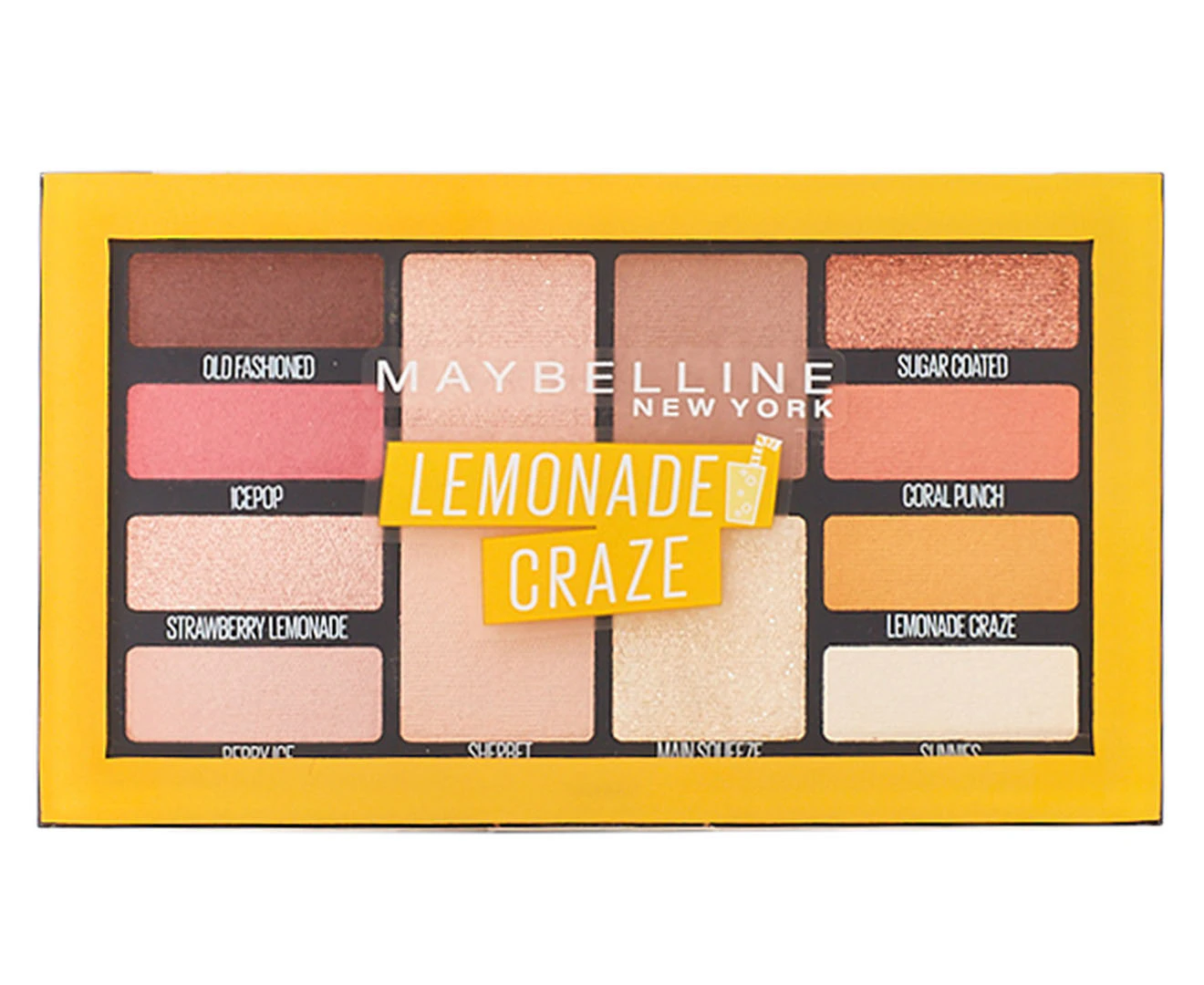 Maybelline Lemonade Craze 12g Eyeshadow Palette Eye Colour Beauty Shimmer Makeup