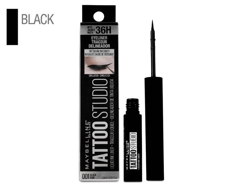Maybelline Tattoo Studio Liquid Ink Eyeliner - Black