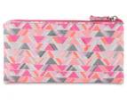 Wicked Sista Small Flat Cosmetics Bag / Purse - Perfect Angle/Pink Multi