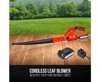 Lightweight 20V Cordless Leaf Blower Kit 1.5Ah Li-Ion Battery Charger 6 Speed Lawn Yard Garden Tool 2