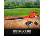 Lightweight 20V Cordless Leaf Blower Kit 1.5Ah Li-Ion Battery Charger 6 Speed Lawn Yard Garden Tool