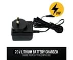 Lightweight 20V Cordless Leaf Blower Kit 1.5Ah Li-Ion Battery Charger 6 Speed Lawn Yard Garden Tool 7