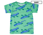 Bonds Baby Short Sleeve Crew Tee / T-Shirt / Tshirt - Gecko Conga Sea Monster