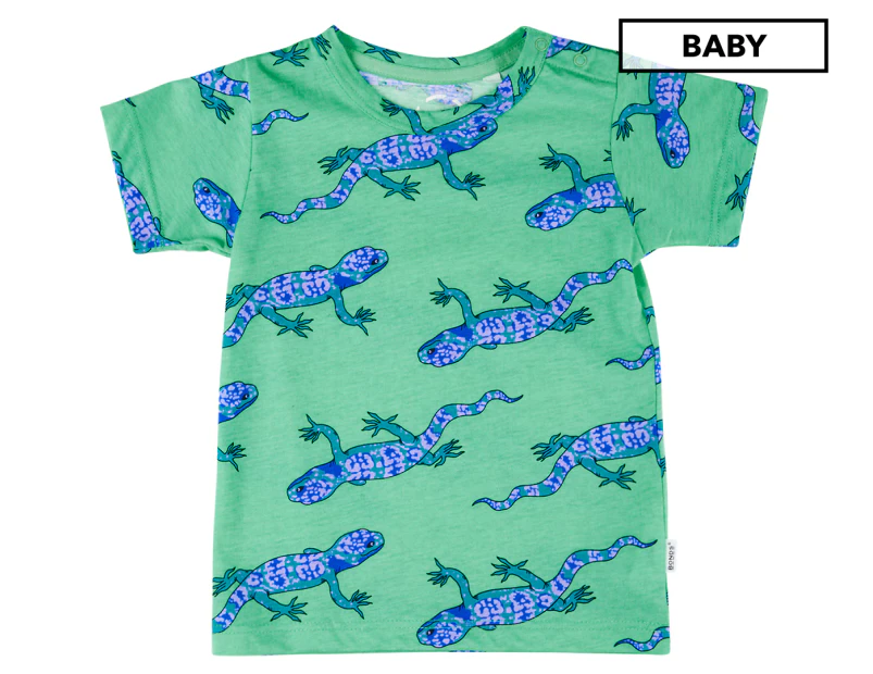 Bonds Baby Short Sleeve Crew Tee / T-Shirt / Tshirt - Gecko Conga Sea Monster