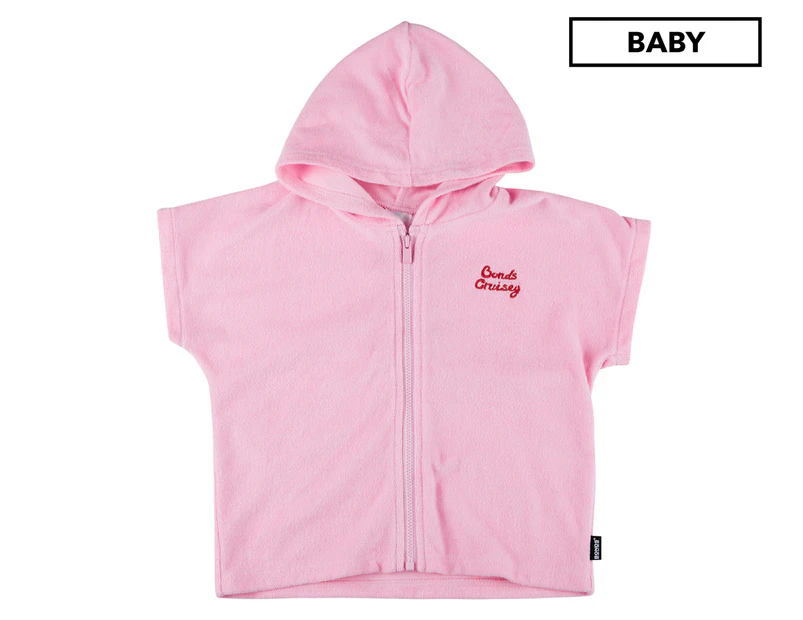 Bonds Baby Girls' Cruisy Poncho - Gumball Pink