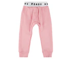 Bonds Baby Girls' Logo Fleece Trackies - Sweet Bambino Pink
