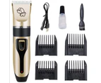 Rechargeable Electric Pet Clipper Dog Cat Hair Trimmer Comb Grooming Clippers