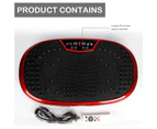 Vibration Machine Machines Platform Plate Vibrator Exercise Fit Gym Home Red