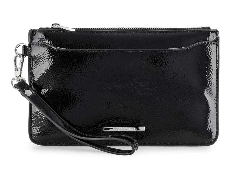 Tony Bianco Hurley Pouch Wallet - Black Patent
