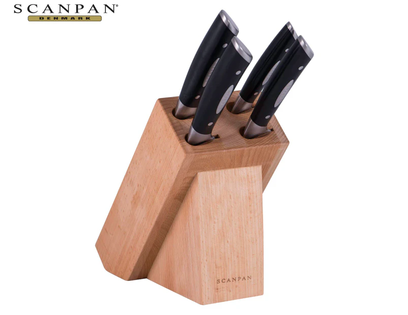 Scanpan 5-Piece Classic Euro Knife Block Set