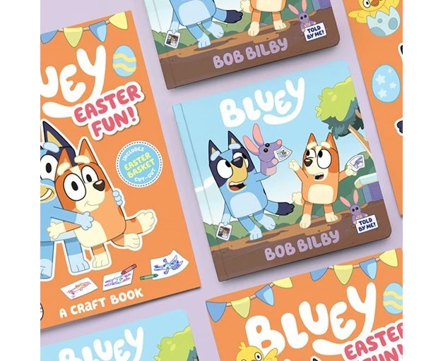 Bluey Easter Book Pack Bob the Bilby and Easter Fun! A Craft Book