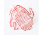 Stripe Women's Backpack for Women Travel Bag - Pink
