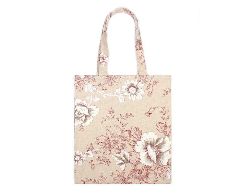 Peony Flower Canvas Women's Tote Bag