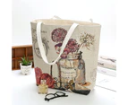 Vintage Embroidered Vase Tote Bag/Shopping Bag
