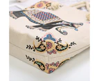 Handade Embroidery Elephant Women's  Canvas Tote Bag