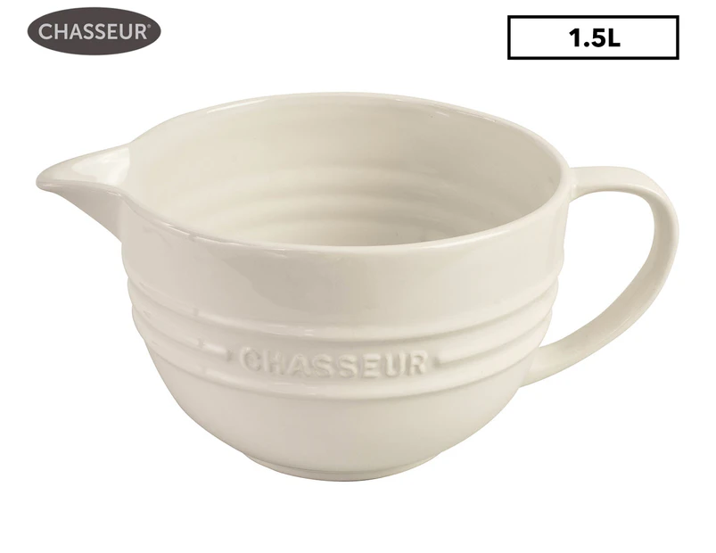 Chasseur 21.5cm/1.5L Stoneware Mixing Jug - Antique Cream