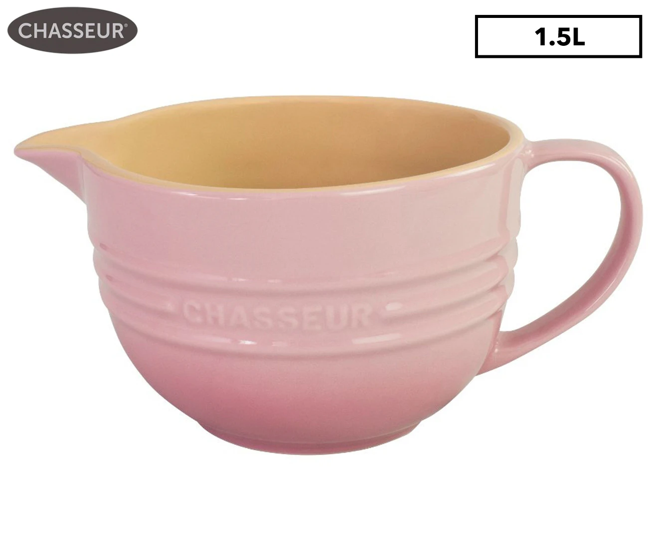 Chasseur 1.5L La Cuisson Mixing Jug - Cherry Blossom Pink