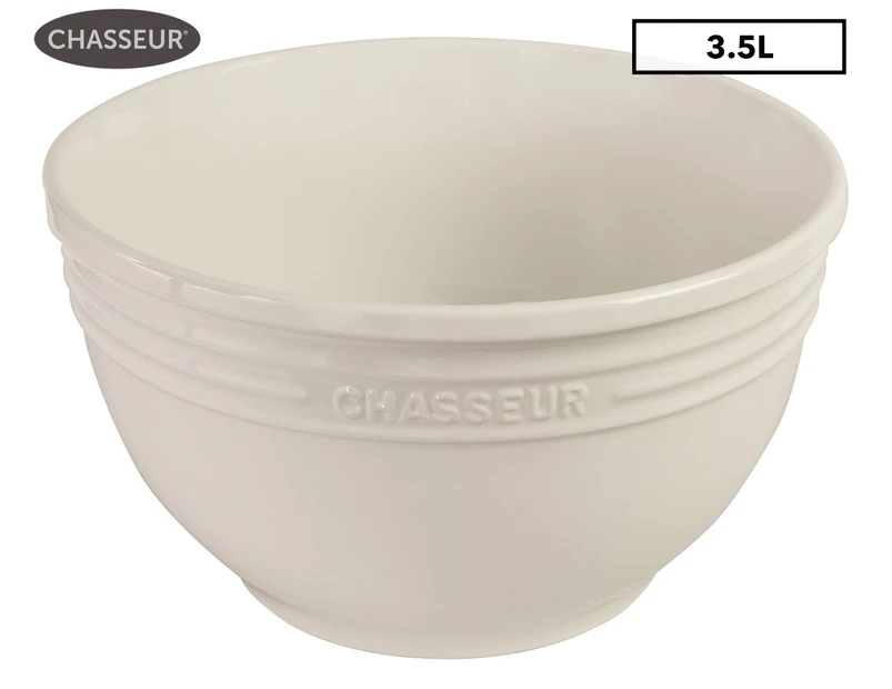 Chasseur 3.5L Medium Stoneware Mixing Bowl - Antique Cream
