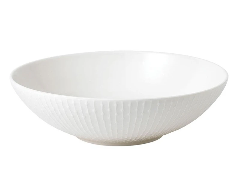 Royal Doulton Hemingway Design White Serving Bowl