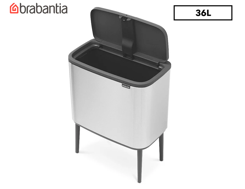 Brabantia 36L BO Touch Bin - Matte Steel