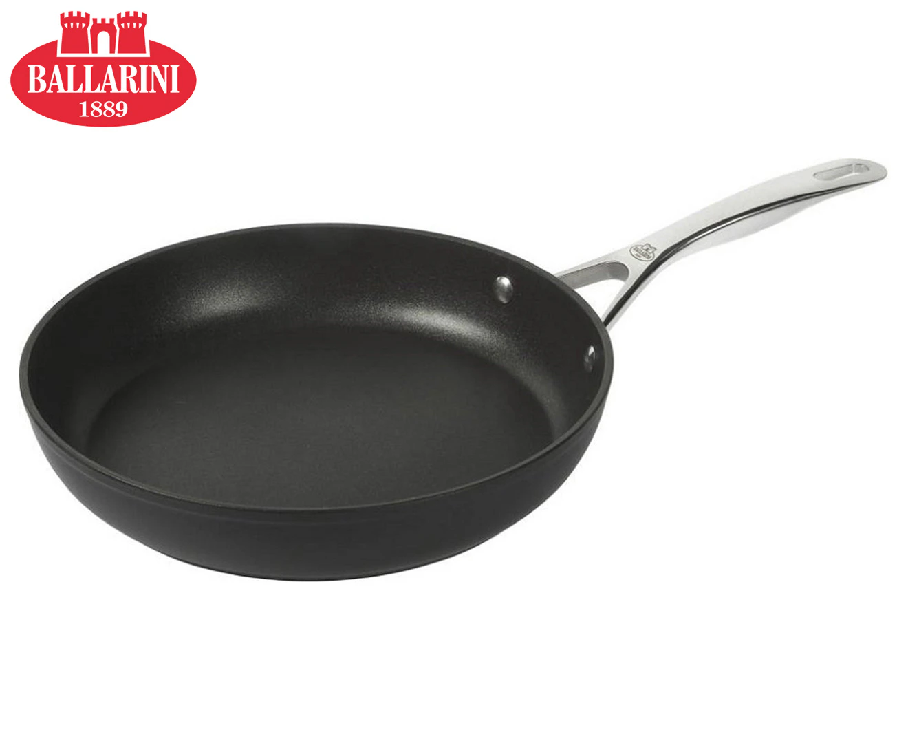 Ballarini Alba 20cm Titanium Non-Stick Frying Pan Round Induction Cookware Black