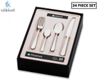 Tablekraft 24-Piece Florence Cutlery Set - Silver