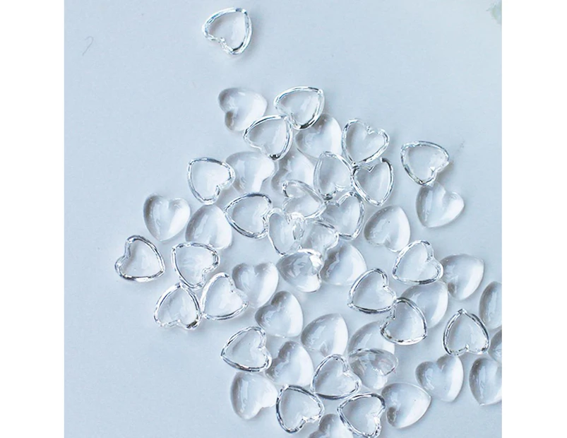 Dress My Craft Water Droplet Embellishments 100 pack - Heart Droplets 2