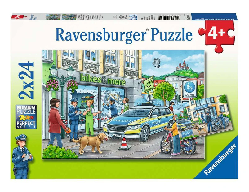 Ravensburger - Police at Work! Puzzle 2x24pc