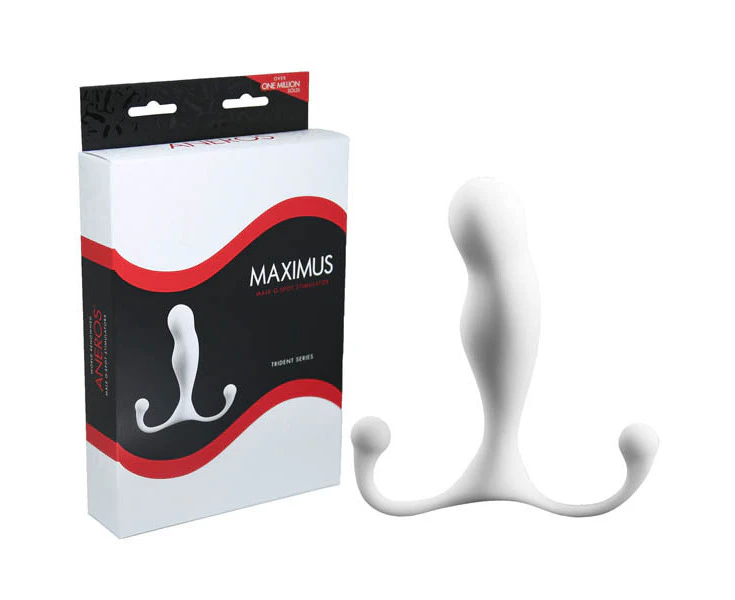 Aneros Maximus Trident White Prostate Massager