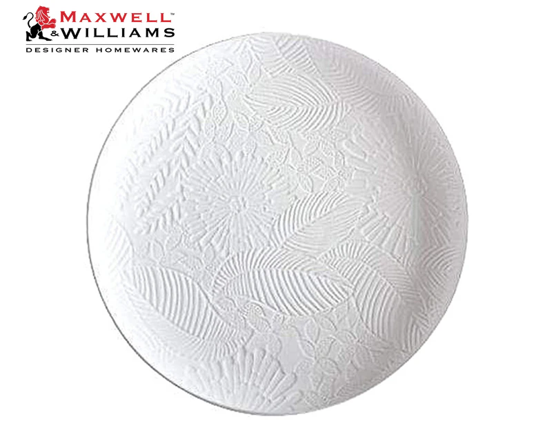 Maxwell Williams 36cm Panama Round Platter - White